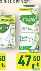 MOLPED GÜNLÜK PED 32'Lİ fiyat ve kampanya bilgisi